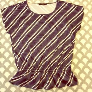 The Limited dark purple top M